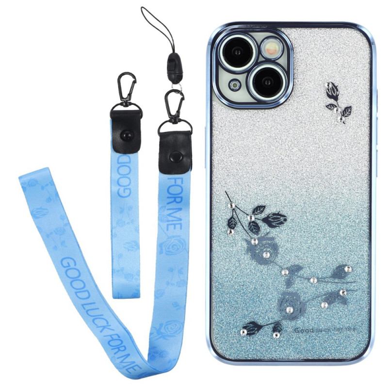 iPhone 13 Mini Cover Strass und Riemen
