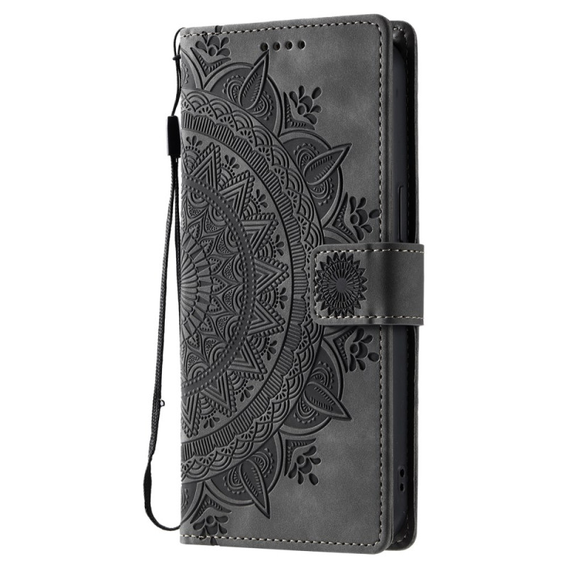 Housse Motorola Edge 70 Effet Daim Mandala