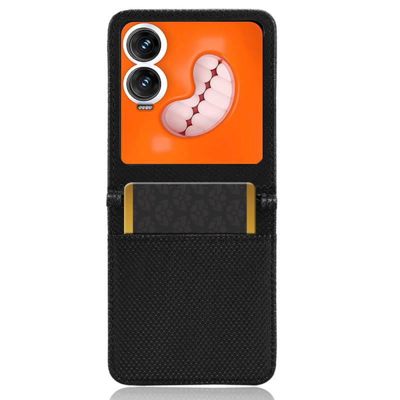 Infinix Zero Flip 5G Diamond Texture Cover und Kartenhalter