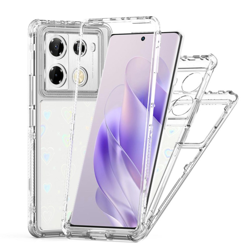 Infinix Note 40 / GT 20 Pro Cover Transparent mit Holographic Pattern Film
