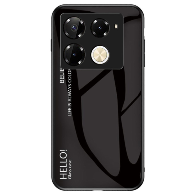 Hülle Infinix Note 40 Pro 4G Tempered Glass Hello