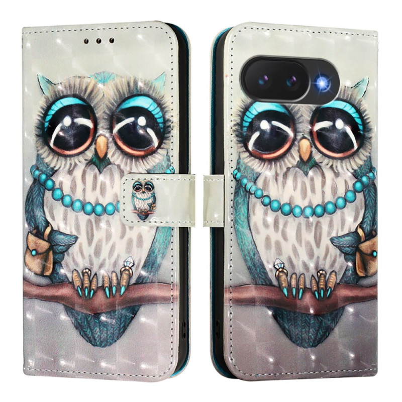 Google Pixel 10A Hülle Eule Grau