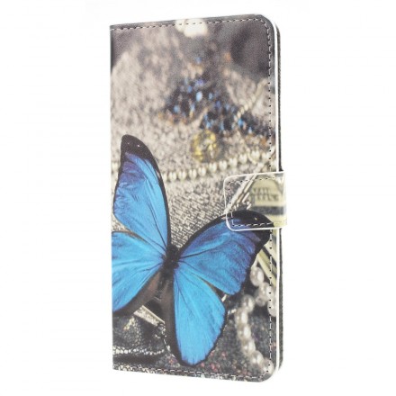 Huawei P30 Lite Hülle Schmetterlinge und Blumen