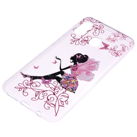 Huawei P30 Lite Cover Transparent Blümchenfee