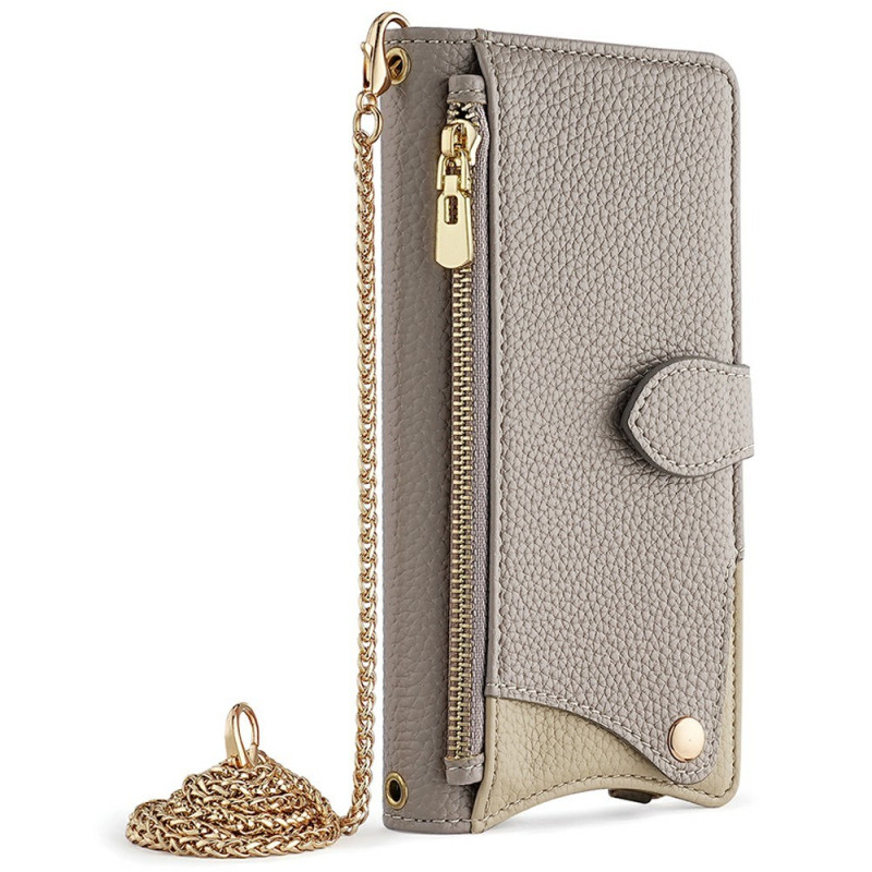 Xiaomi 17 Pro Tasche Geldbörse und Kette