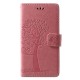Huawei P30 Lite Hülle Baum und Eulen mit Riemen
