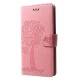 Huawei P30 Lite Hülle Baum und Eulen mit Riemen