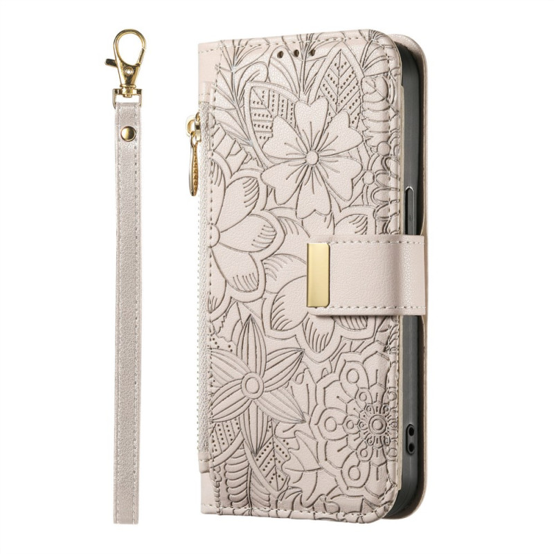 Housse Xiaomi 17 Pro Motif Floral et Feuilles
