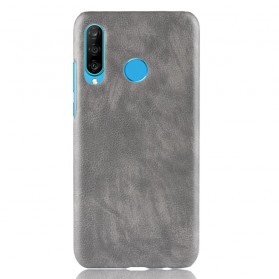 Huawei P30 lite Cover Lederoptik Litschi