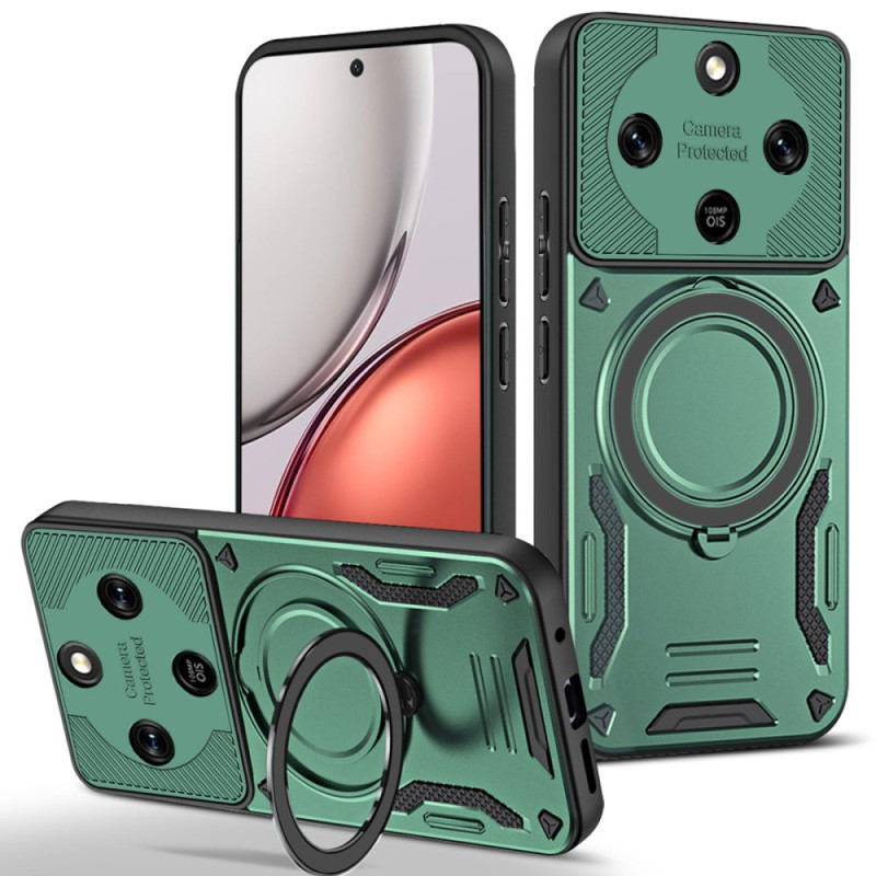 Honor Magic 8 Lite / X9d Magnetic Anti-Schock Cover mit Krückenhalterung