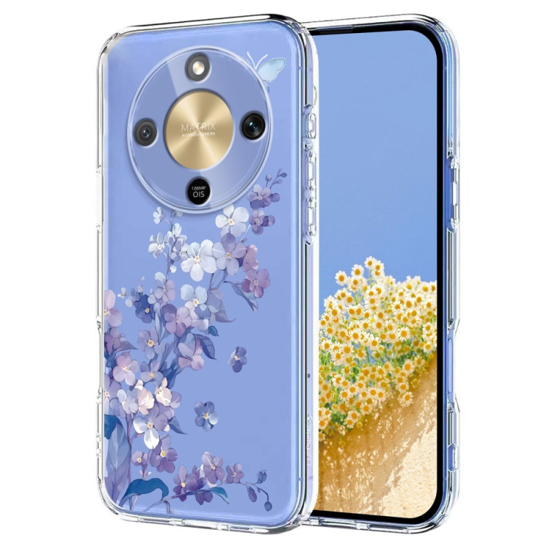 Honor Magic 8 Lite Cover Schmetterlinge und Blumen