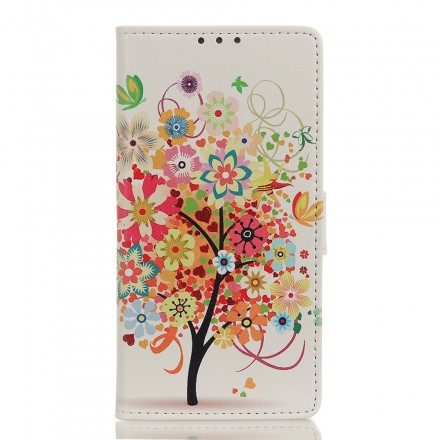 Samsung Galaxy A20e Hülle Blühender Baum