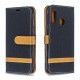 Samsung Galaxy A20e Stoff & Lederoptik Tasche mit Riemen Samsung Galaxy A20e Stoff & Lederoptik Tasche mit Riemen