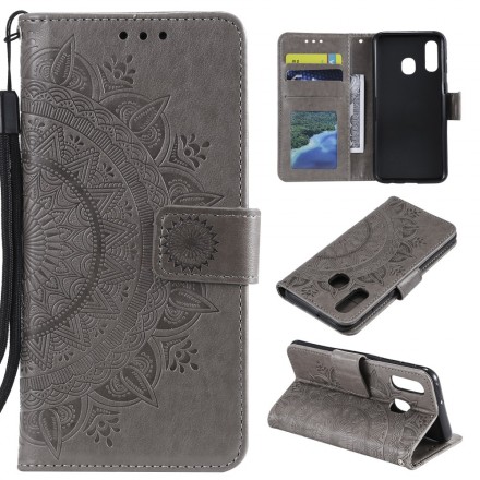 Hülle Samsung Galaxy A20e Mandala Sonne Hülle Samsung Galaxy A20e Mandala Sonne