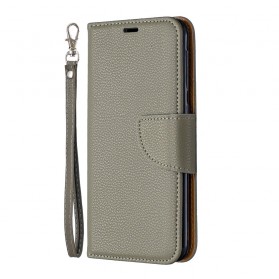 Samsung Galaxy A20e Litchi Tasche Oblique Klappe