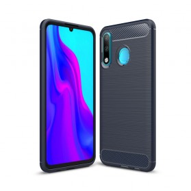 Huawei P30 Lite Kohlefaser Cover Gebürstet