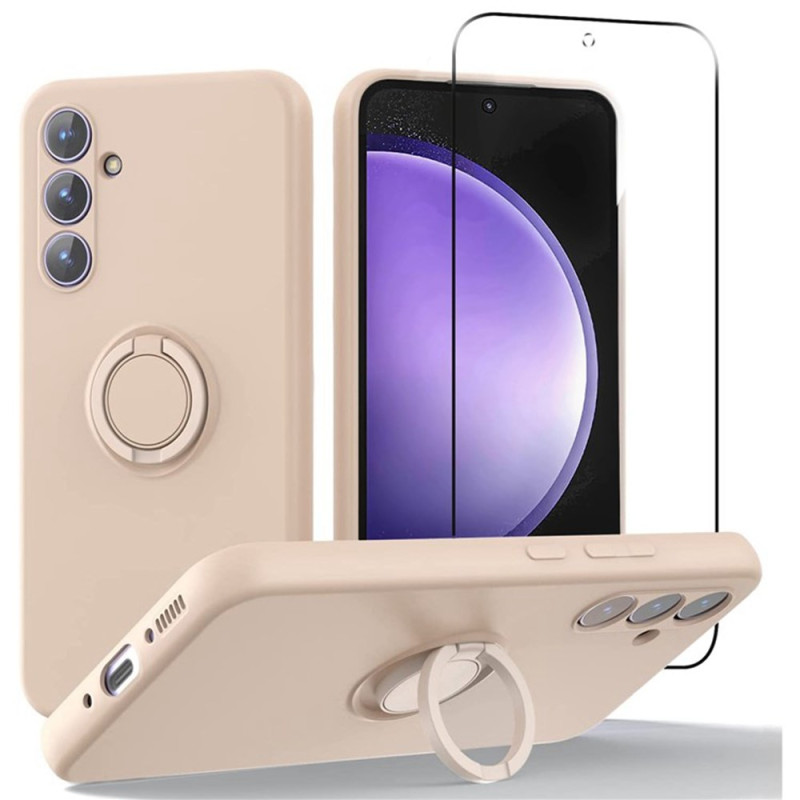 Coque Samsung Galaxy A57 5G Silicone Liquide avec Protecteur Écran