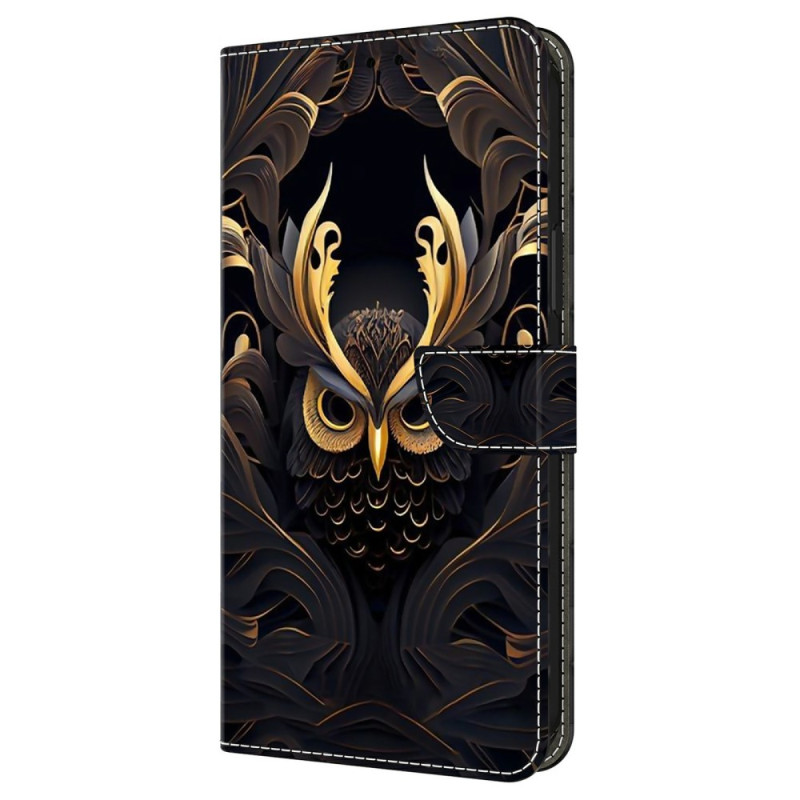 Housse Samsung Galaxy A37 5G Hibou Doré