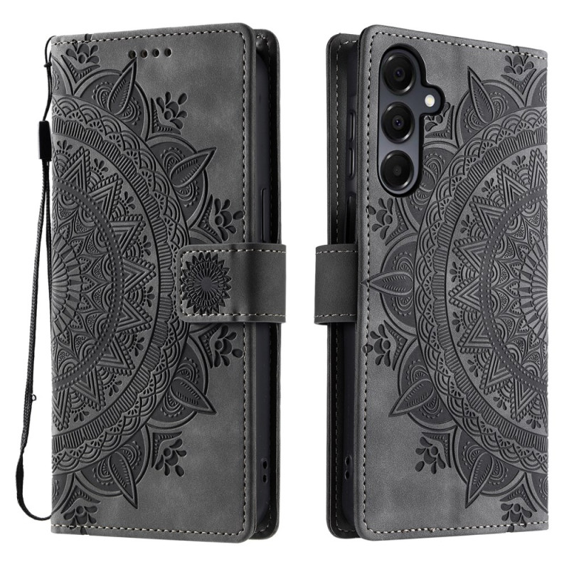 Housse Samsung Galaxy A37 5G Effet Daim Mandala