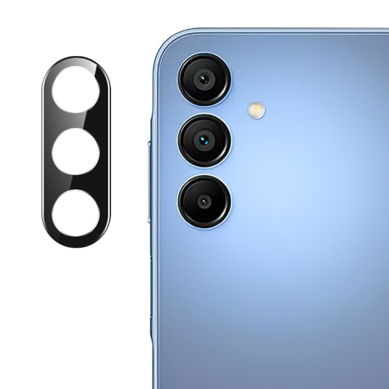 Lentille de Protection en Verre Trempé pour Samsung Galaxy A37 5G (version noire)