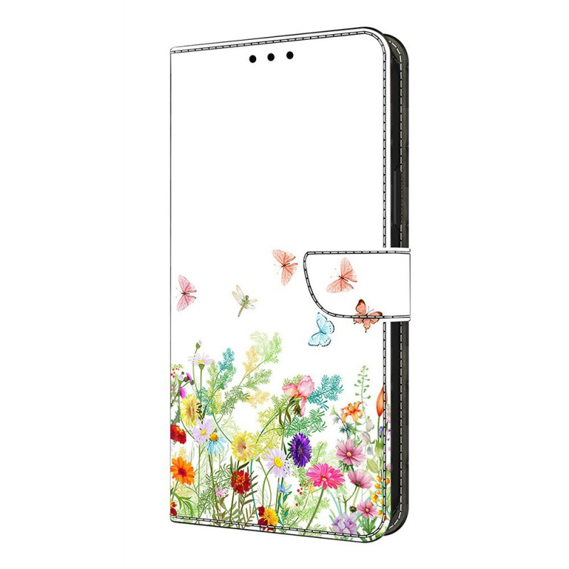 Xiaomi Redmi Note 15 5G / 4G / Poco M8 5G Hülle Blumen und Gräser