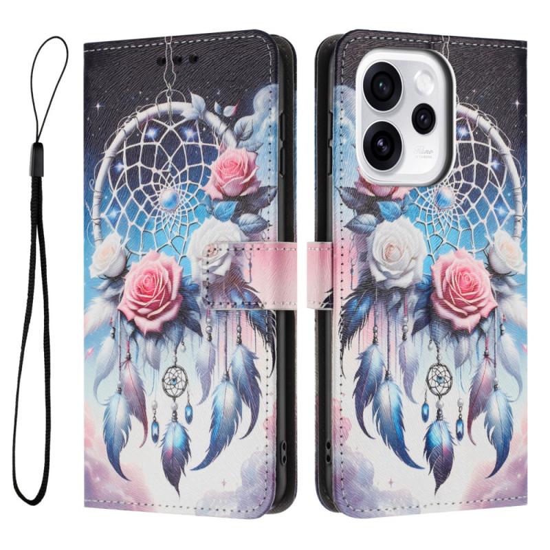 Oppo Reno 15 F 5G Traumfänger Floral Tasche