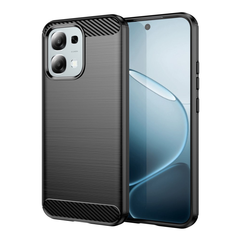Oppo A6 Pro 5G / 4G Kohlefaser Cover Gebürstet