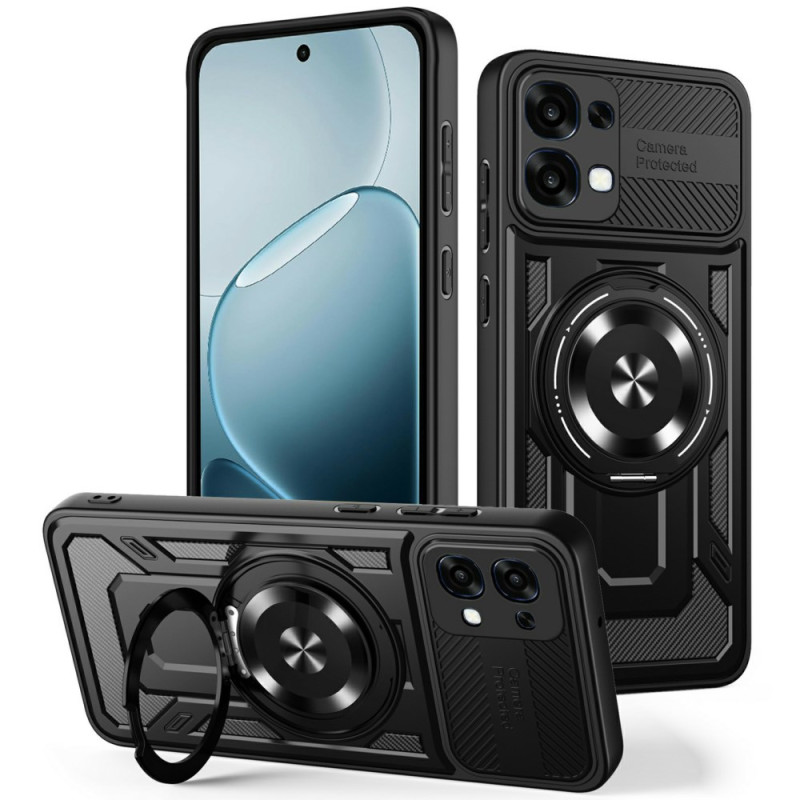 Oppo A6 Pro 5G Magnetisches Cover mit drehbarer Halterung