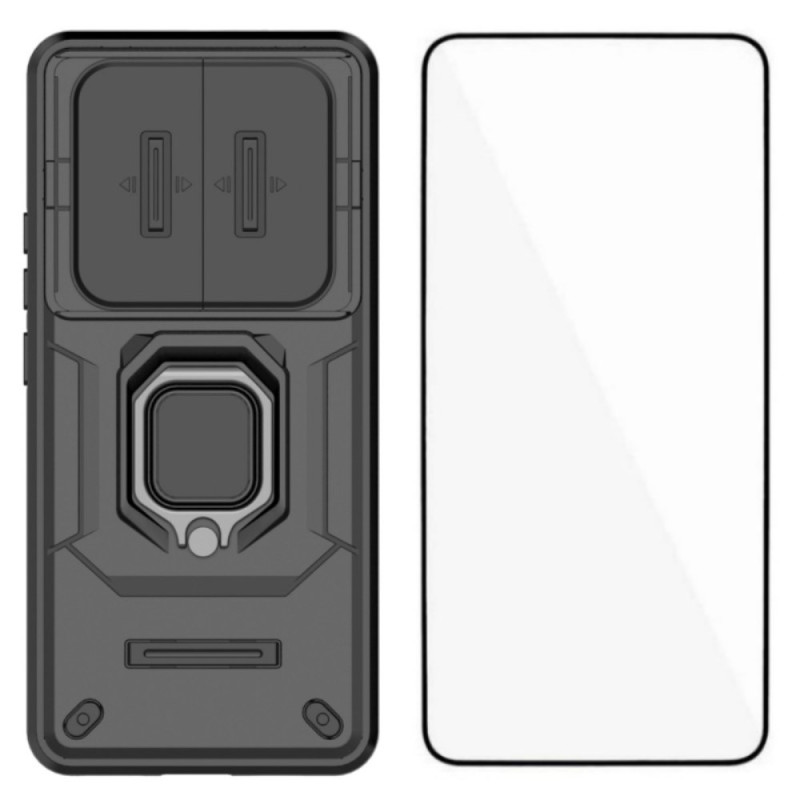 Xiaomi Redmi Note 15 4G Cover Integrierter Halter und Displayschutz