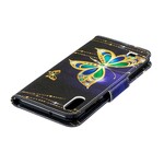 Samsung Galaxy A10 Tasche Magischer Schmetterling