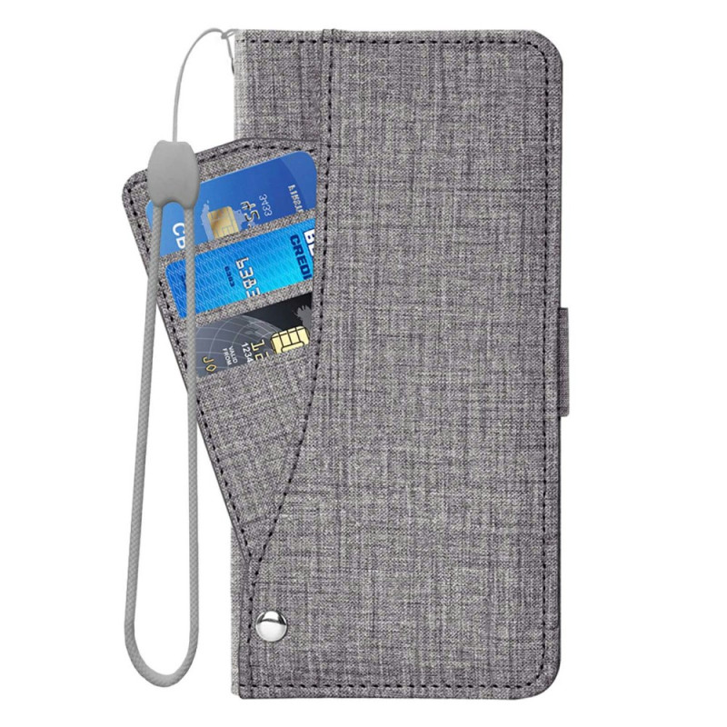 Hülle Honor Magic 6 Lite / X9b Drehbarer Kartenhalter Stoff