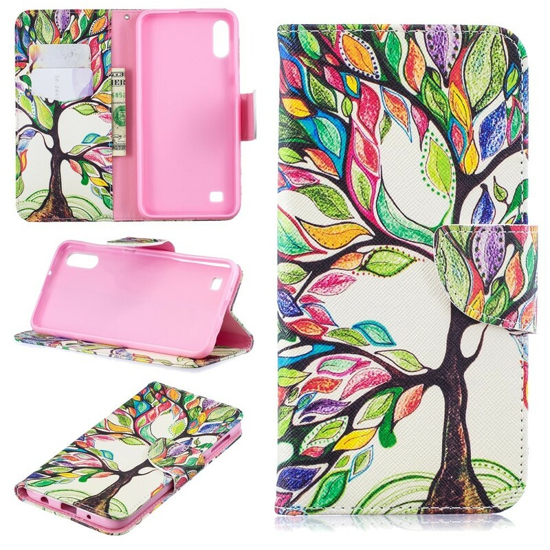 Samsung Galaxy A10 Hülle Bunter Baum Samsung Galaxy A10 Hülle Bunter Baum