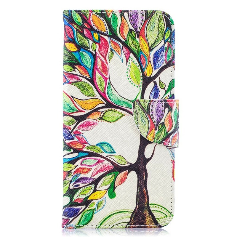 Samsung Galaxy A10 Hülle Bunter Baum Samsung Galaxy A10 Hülle Bunter Baum
