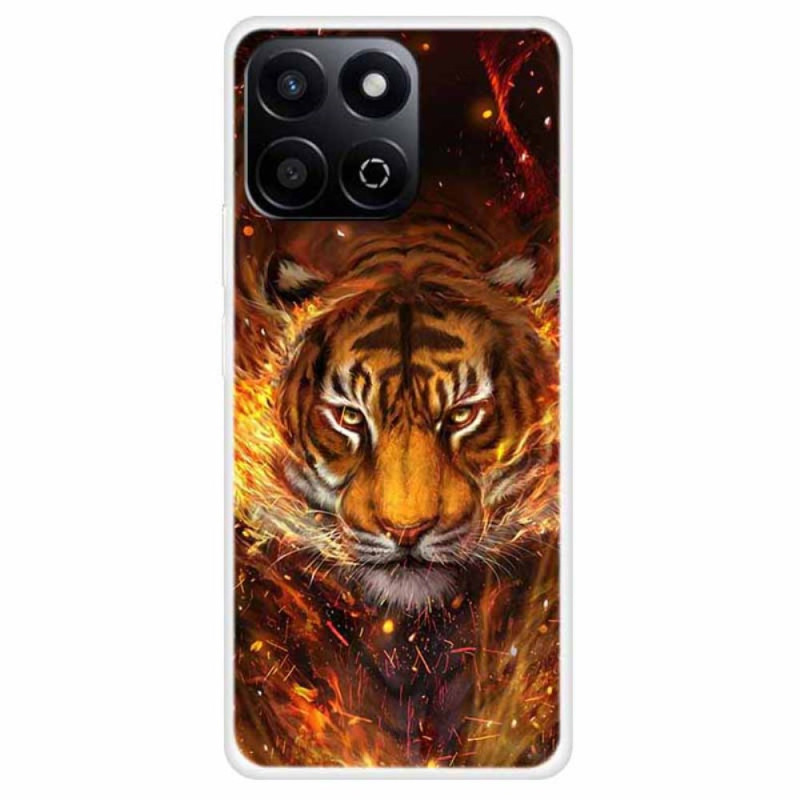 Cover Honor X7c 5G / 4G / 200 Smart 5G Tiger Flamme