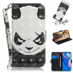 Huawei P Smart Z Angry Panda Tasche mit Riemen