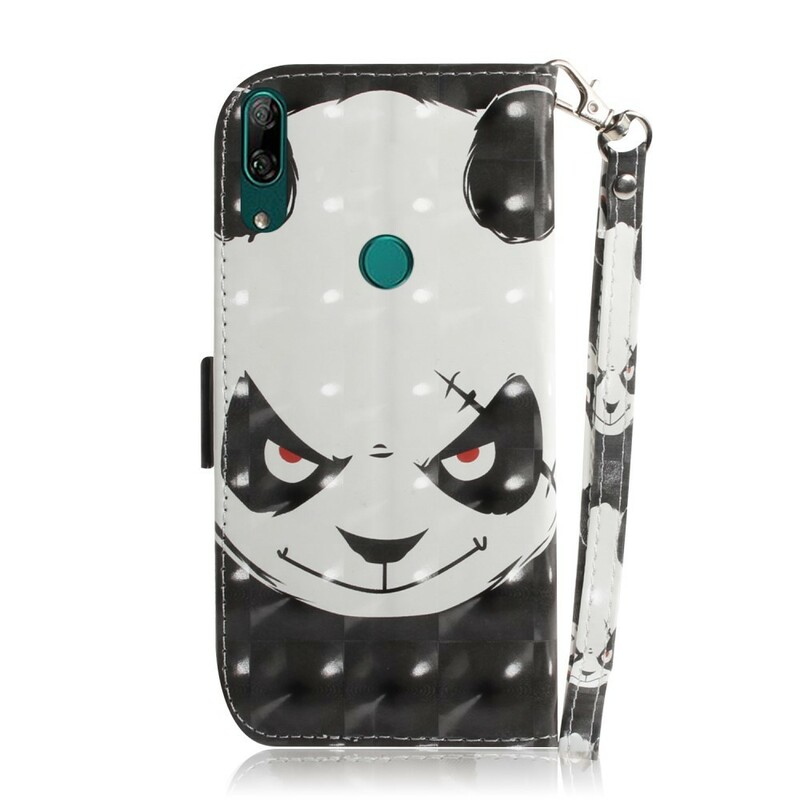 Huawei P Smart Z Angry Panda Tasche mit Riemen
