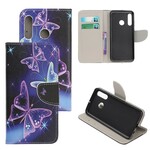 Huawei P Smart Z Neon Schmetterlinge Hülle Huawei P Smart Z Neon Schmetterlinge Hülle