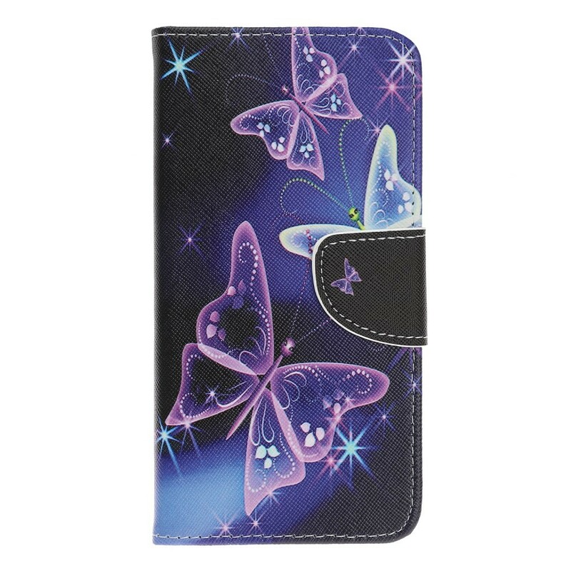 Huawei P Smart Z Neon Schmetterlinge Hülle Huawei P Smart Z Neon Schmetterlinge Hülle