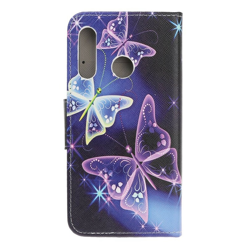 Huawei P Smart Z Neon Schmetterlinge Hülle Huawei P Smart Z Neon Schmetterlinge Hülle