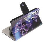 Huawei P Smart Z Neon Schmetterlinge Hülle Huawei P Smart Z Neon Schmetterlinge Hülle