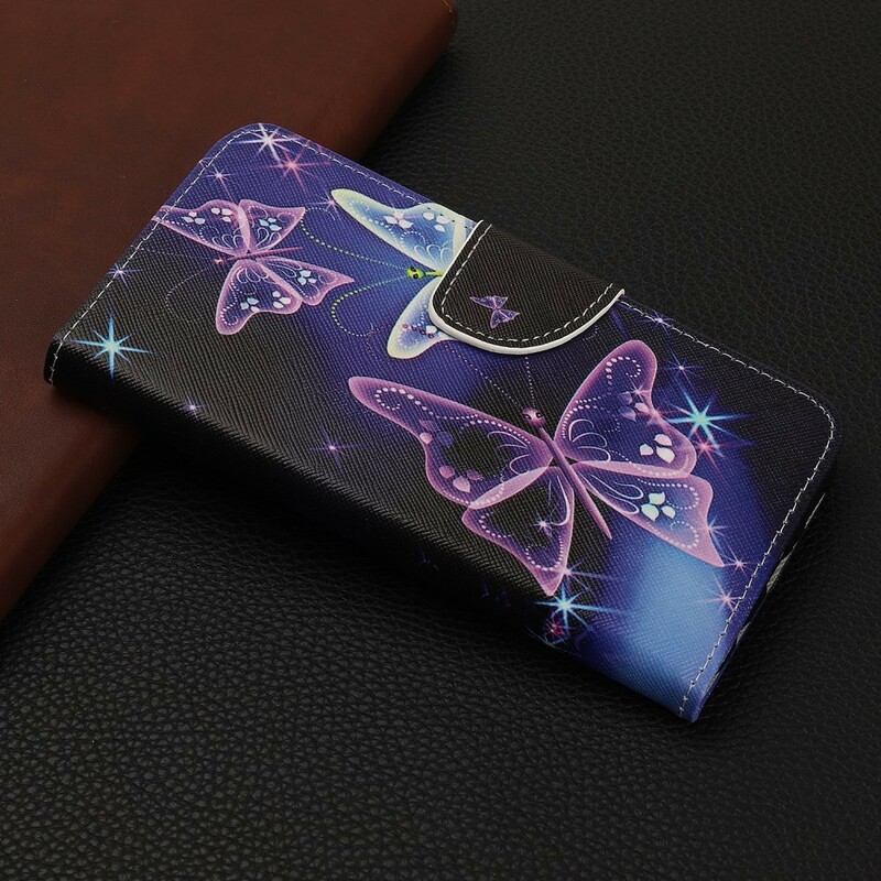 Huawei P Smart Z Neon Schmetterlinge Hülle Huawei P Smart Z Neon Schmetterlinge Hülle