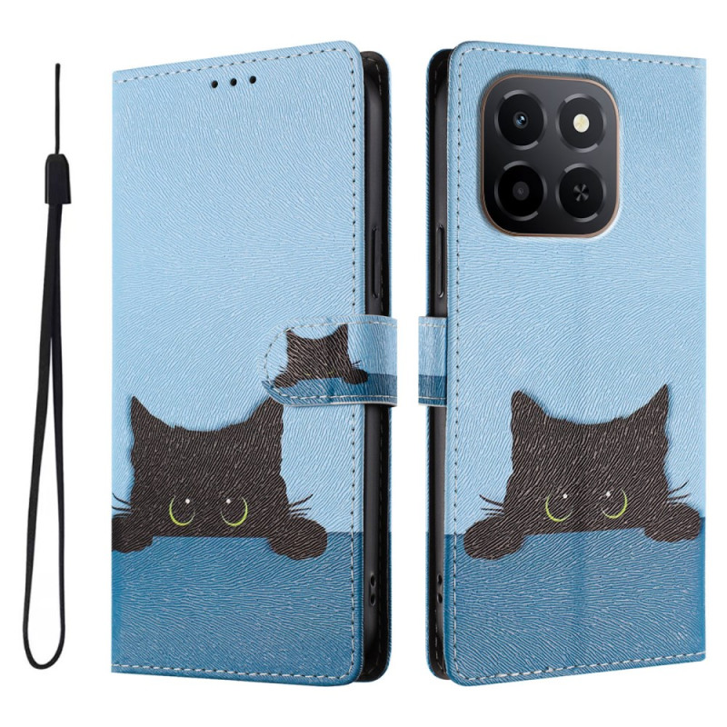 Hülle Honor X6c 4G / X5b / X5b Plus Katze Schwarz