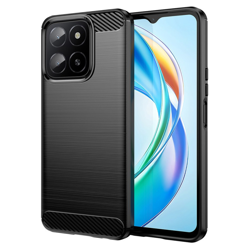 Coque Honor X5b Plus Fibre Carbone Brossée