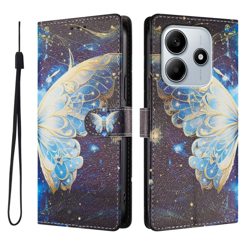 Housse Xiaomi Redmi Note 14 5G / Poco M7 Pro 5G Grand Papillon
