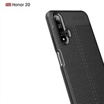 Honor 20 Cover mit Litschi-Leder-Effekt Double Line