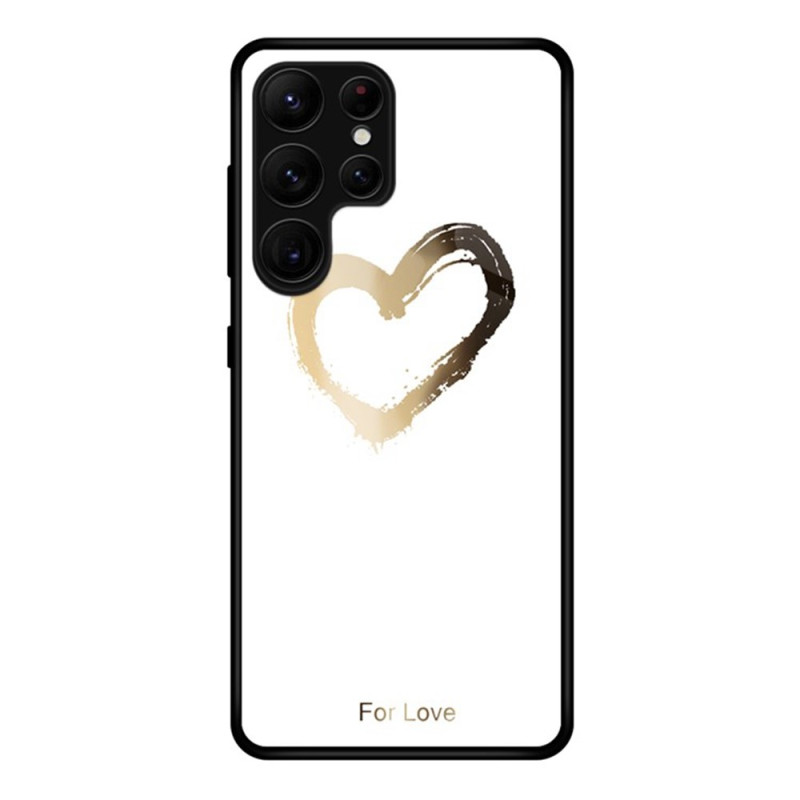 Samsung Galaxy S26 Ultra Panzerglas Cover Love Weiß