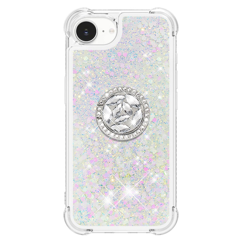 iPhone 17E / 16E Glitter Cover mit Halterung