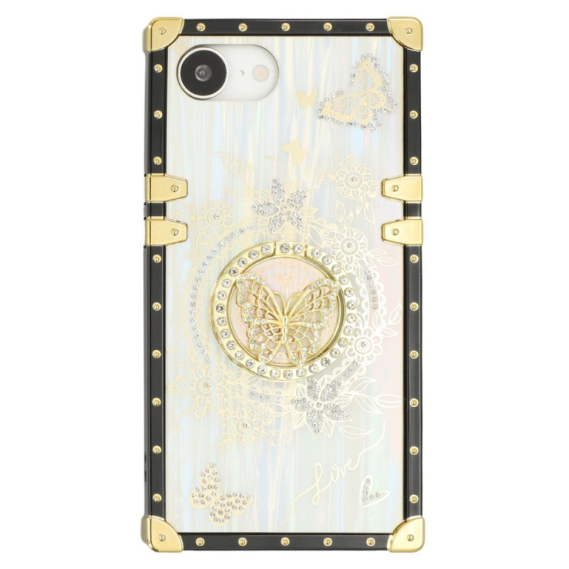 iPhone Cover 17E / 16E Schmetterling und Strass