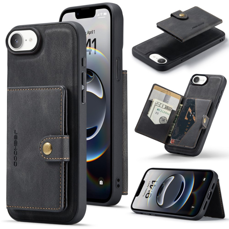 iPhone Cover 17E / 16E Magnetisches Kartenetui JEEHOOD