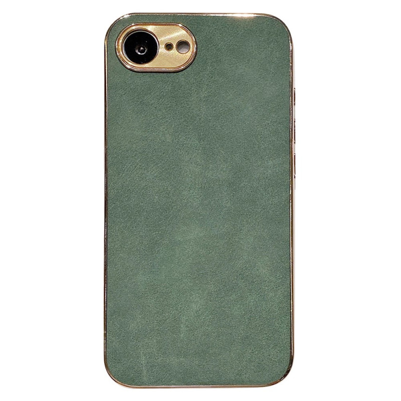 iPhone 17E / 16E Stoßfestes Cover in Lederoptik